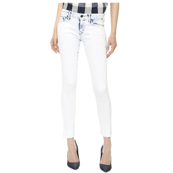 MOTHER Denim - MOTHER The Looker Ankle Fray Skinny Jeans EUC